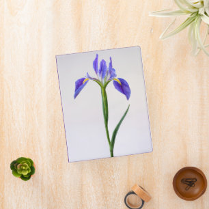 Flowers Purple Iris Flower Mini Binder