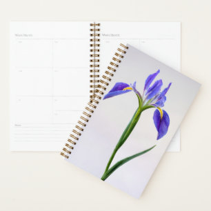 Flowers Purple Iris Flower Planner