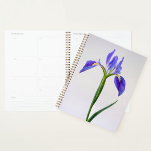 Flowers Purple Iris Flower Planner