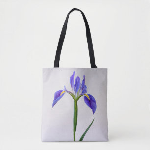 Flowers   Purple Iris Flower Tote Bag