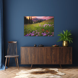 Flowers   Purple Wildflowers Colorado Canvas Print