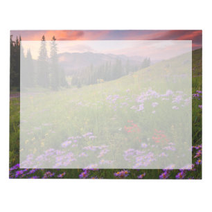 Flowers   Purple Wildflowers Colorado Notepad