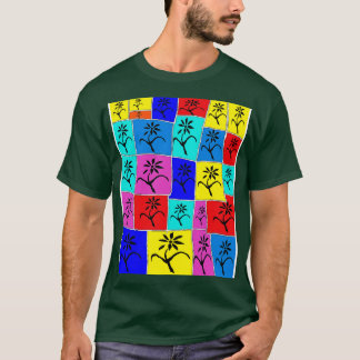 Flowers Rainbow Art 23 By LowEndGraphics 1 T-Shirt