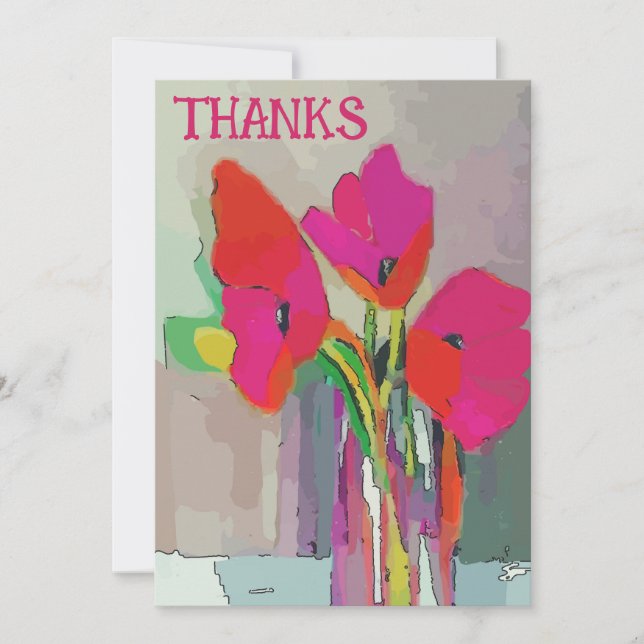 Flowers Red and Blue (Front)