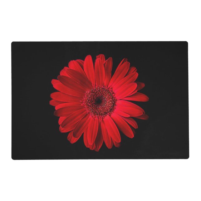 Flowers | Red Gerbera Daisy Placemat (Front)