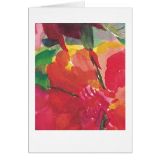 Flowers, red, yellow, pink cards