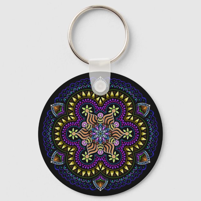 Flowers Redo Keychain (Front)
