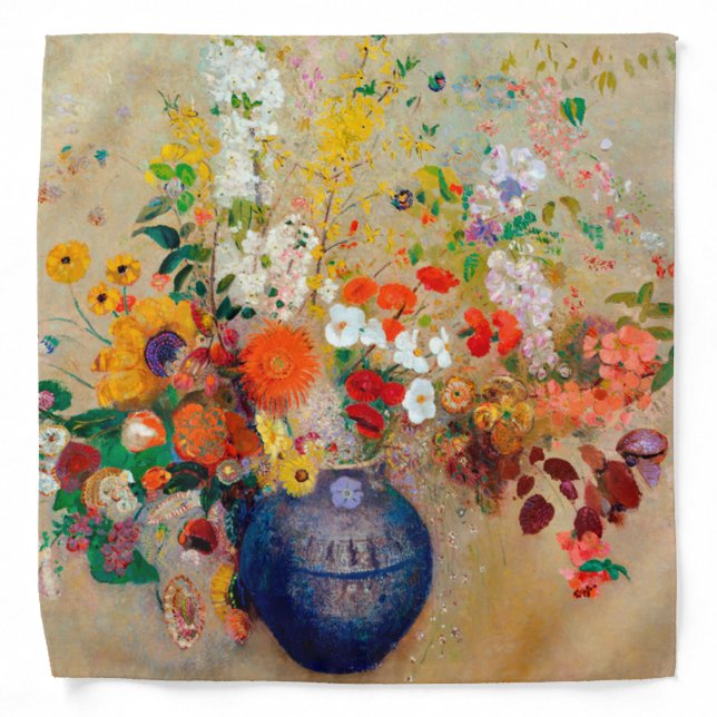 Flowers, Redon Bandana (Front)