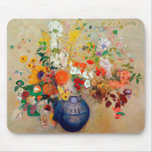 Flowers, Redon Mouse Pad