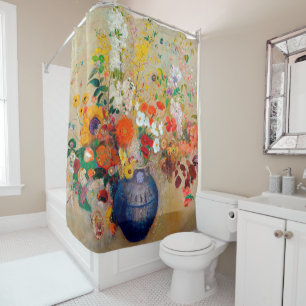 Flowers, Redon Shower Curtain