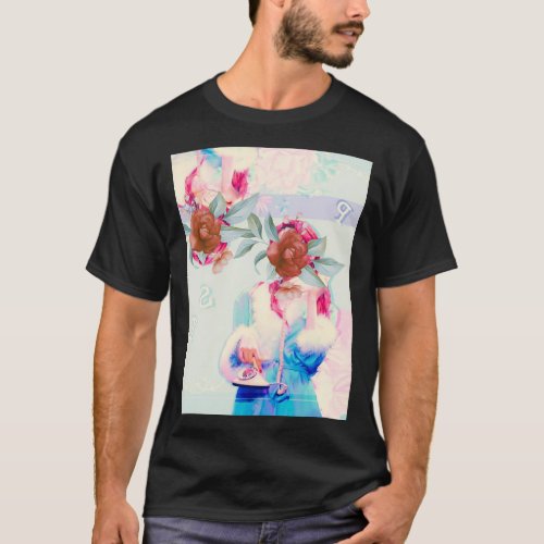 Flowers roses pastel KPop T_Shirt