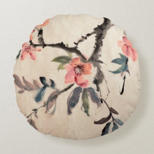 Flowers Round Pillow