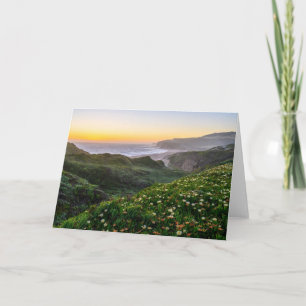 Flowers   Santa Cruz California Card