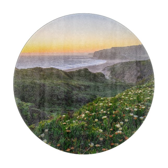 Flowers | Santa Cruz California Cutting Board (Front)