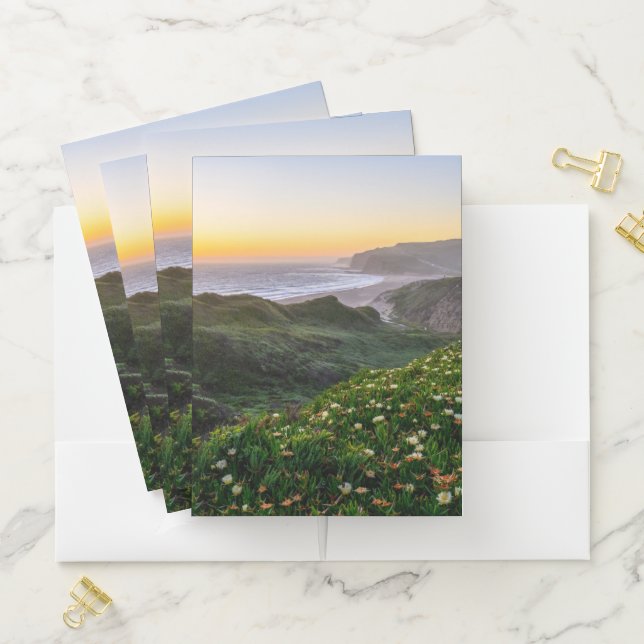 Flowers | Santa Cruz California Pocket Folder (In Situ)