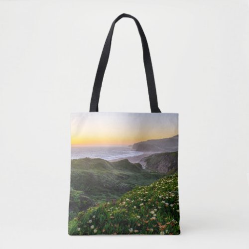 Flowers  Santa Cruz California Tote Bag