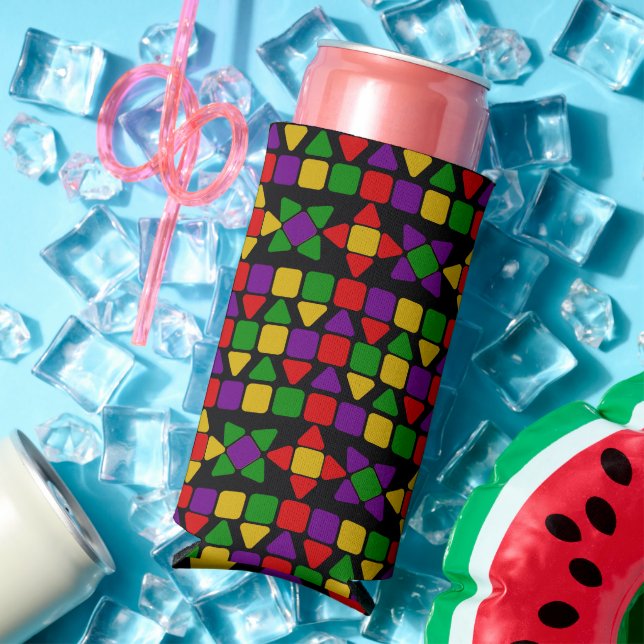 Flowers  seltzer can cooler (In Situ Summer)