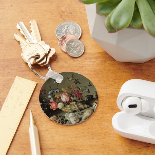 Flowers, Shells and Insects Balthasar van der Ast Keychain (Desk)