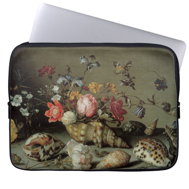 Flowers, Shells and Insects Balthasar van der Ast Laptop Sleeve (Front)