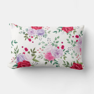  flowers - Simple various colors Throw Pillow