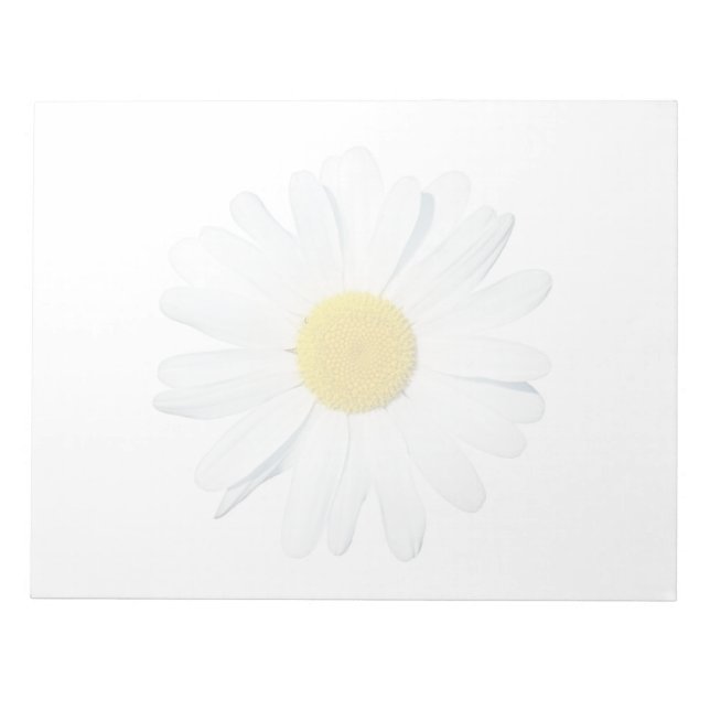 Flowers | Single Daisy Notepad (Front)