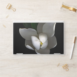Flowers   Single White Magnolia Blossom HP Laptop Skin
