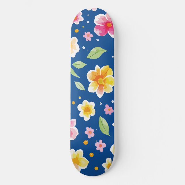 Flowers Skateboard (Front)