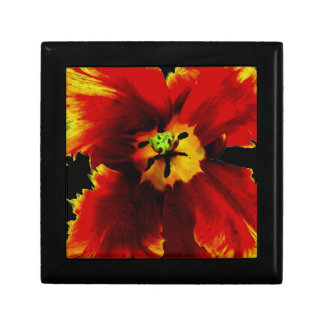 Flowers, Small 5.125" Square w/4.25" Tile Gift Box