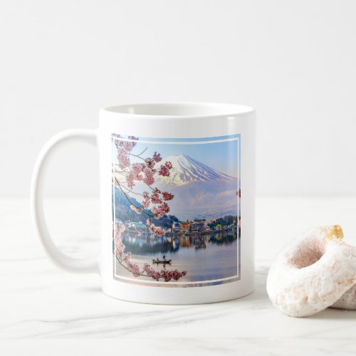 Flowers  Spring Cherry Blossoms Japan Coffee Mug