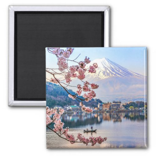Flowers  Spring Cherry Blossoms Japan Magnet
