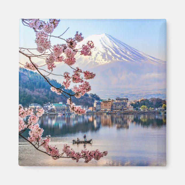 Flowers | Spring Cherry Blossoms Japan Magnet (Front)