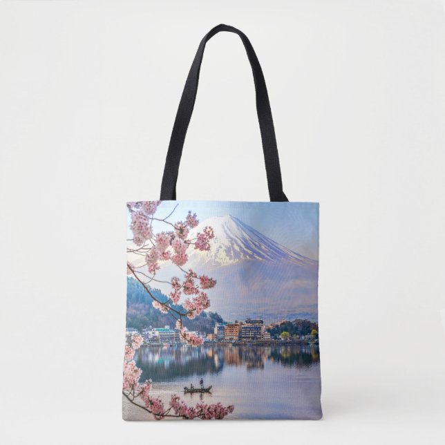 Flowers | Spring Cherry Blossoms Japan Tote Bag (Front)