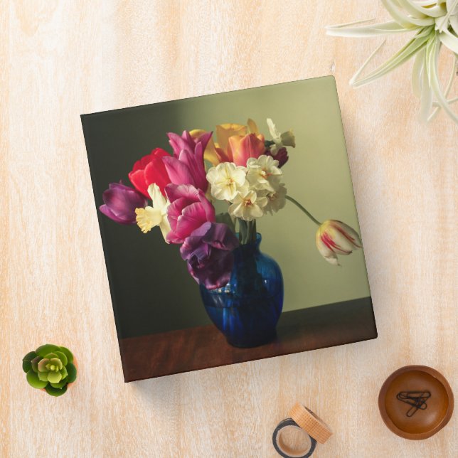 Flowers | Spring Flower Bouquet 3 Ring Binder (In Situ)