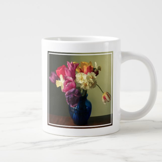 Flowers | Spring Flower Bouquet Giant Coffee Mug (Right)