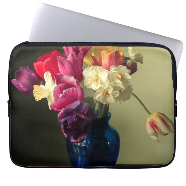 Flowers | Spring Flower Bouquet Laptop Sleeve (Front)