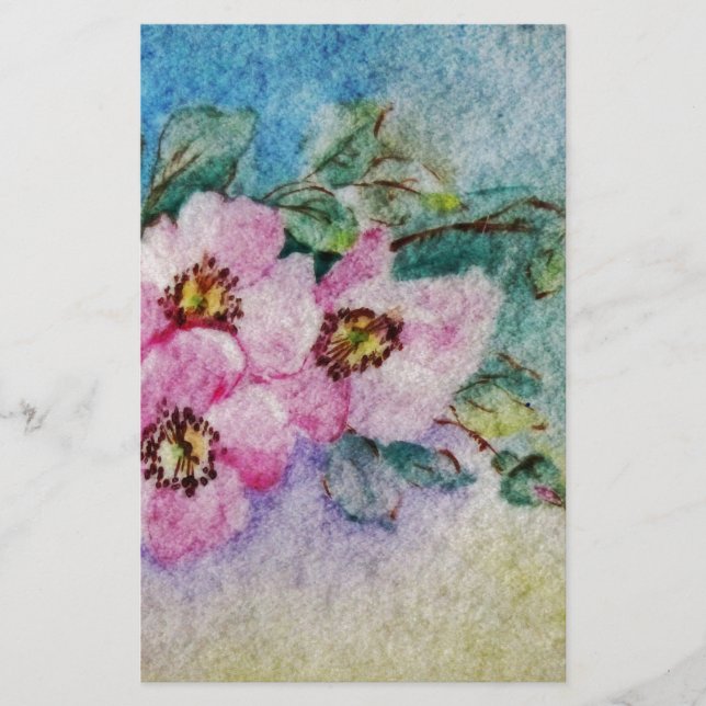 Flowers Stationery (Front)