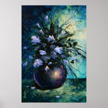 Flowers Still Life C479 Poster by Slickster1210 at Zazzle