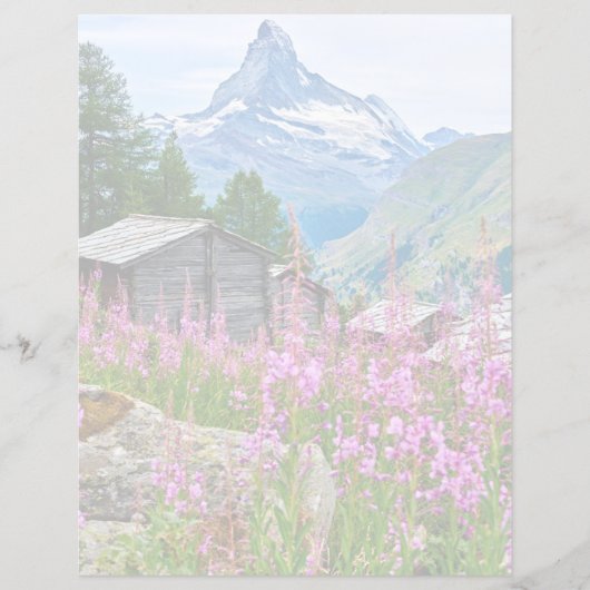 Flowers | Summer Matterhorn Switzerland (Front)