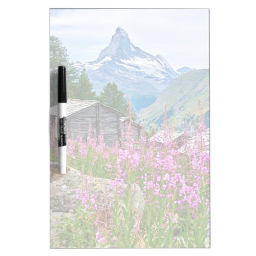 Flowers  Summer Matterhorn Switzerland Dry Erase Board
