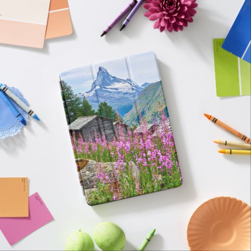 Flowers  Summer Matterhorn Switzerland iPad Air Cover
