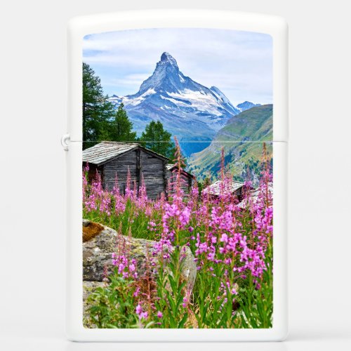 Flowers  Summer Matterhorn Switzerland Zippo Lighter