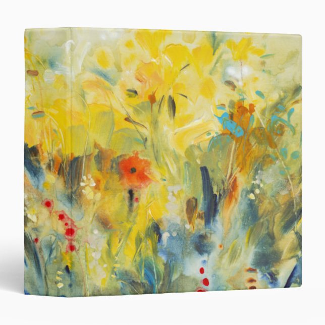 Flowers Sway II 3 Ring Binder (Front/Spine)