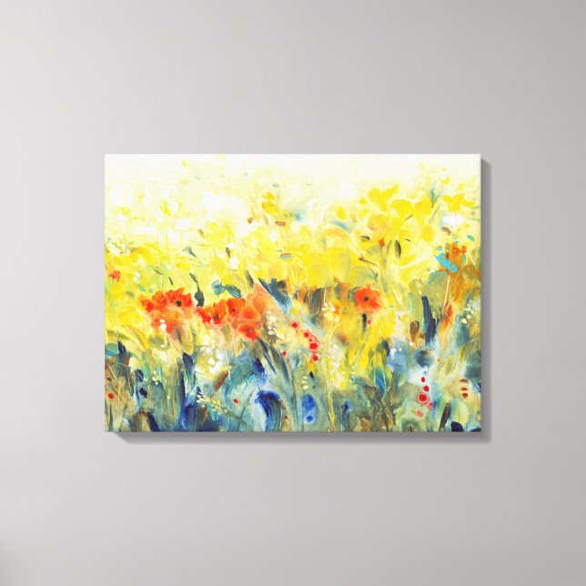Flowers Sway II Canvas Print (Front)