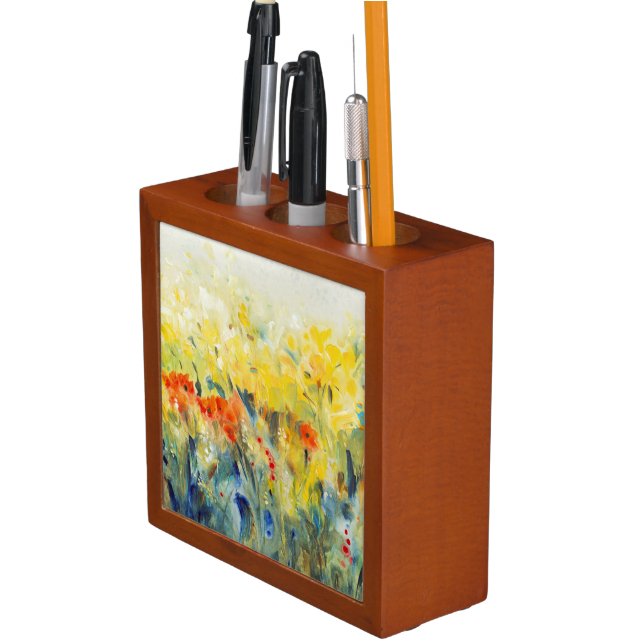 Flowers Sway II Desk Organizer (In Situ)