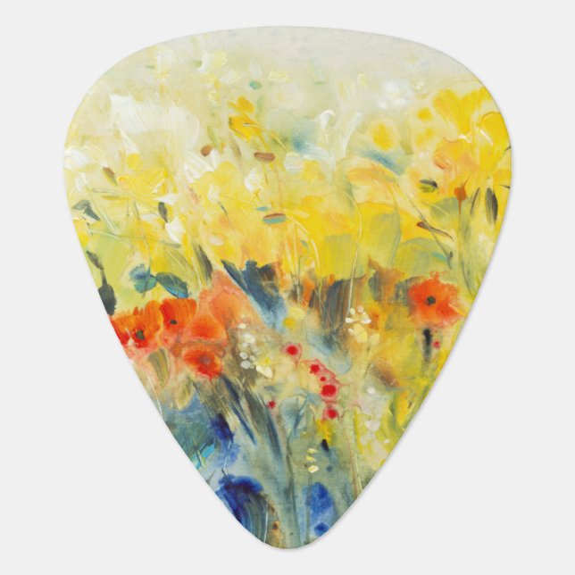 Flowers Sway II Guitar Pick (Front)