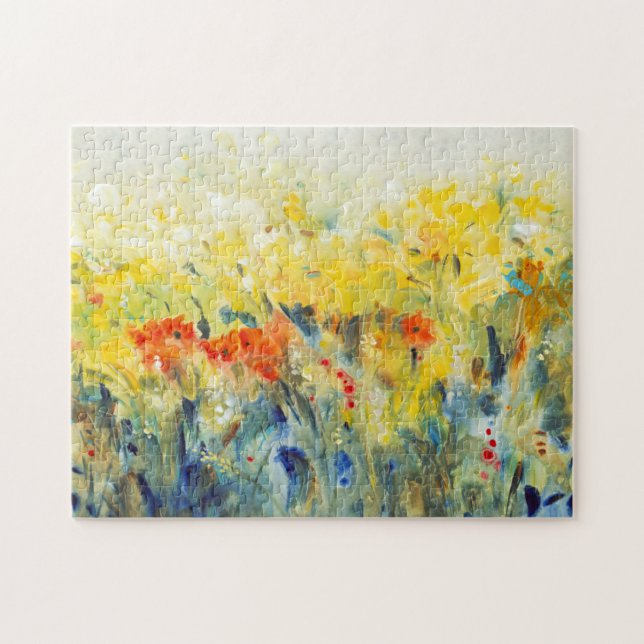 Flowers Sway II Jigsaw Puzzle (Horizontal)