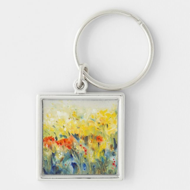 Flowers Sway II Keychain (Front)