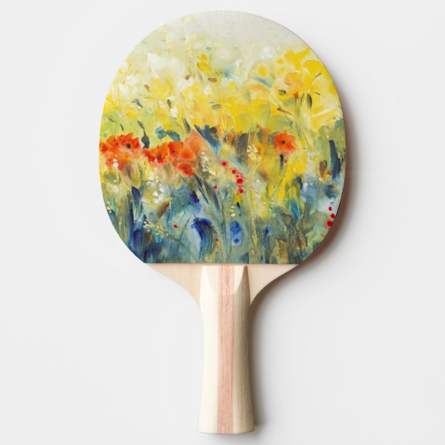 Flowers Sway II Ping-Pong Paddle (Front)