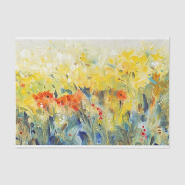 Flowers Sway II Tissue Paper (Front)