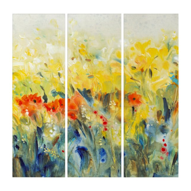 Flowers Sway II Triptych (Front)